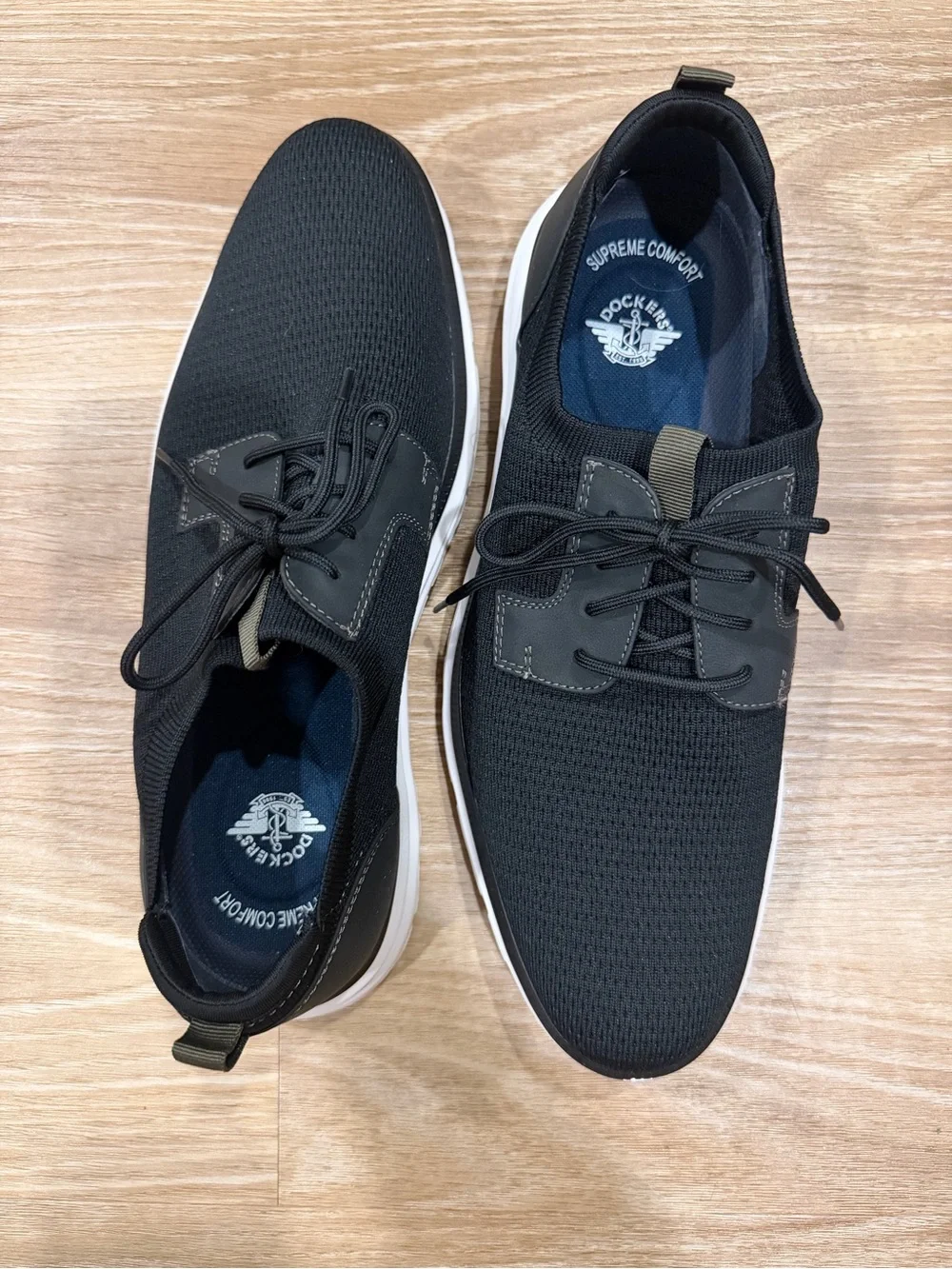 Dockers Men's Fielding Active Rebound Business Casual Shoes Black Size 12M